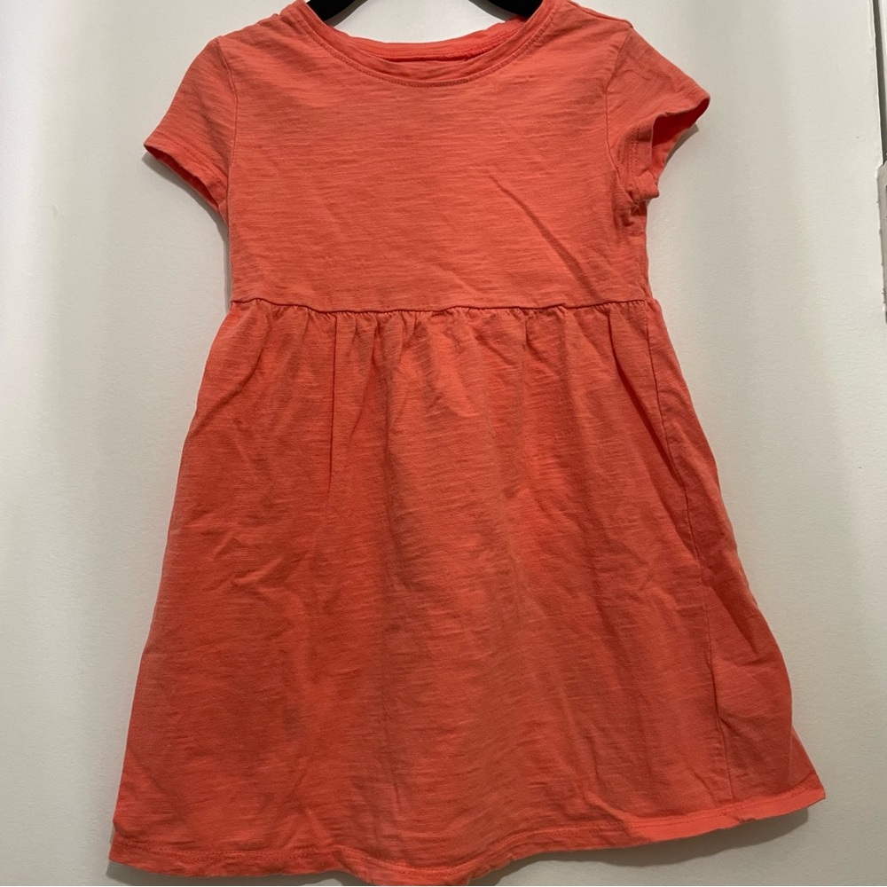 Coral T-Shirt Dress